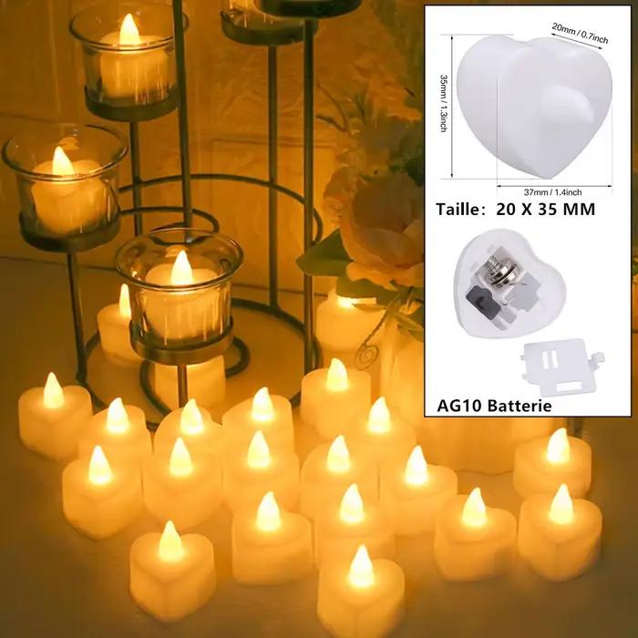 Bougie LED sans flamme pour la maison