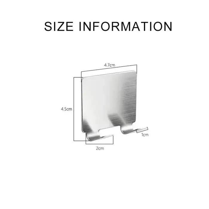 2 pièces porte-rasoir 304 en acier inoxydable hommes rasage rasoir support étagère rasage rasoir support de rangement salle de bain crochet organisateur