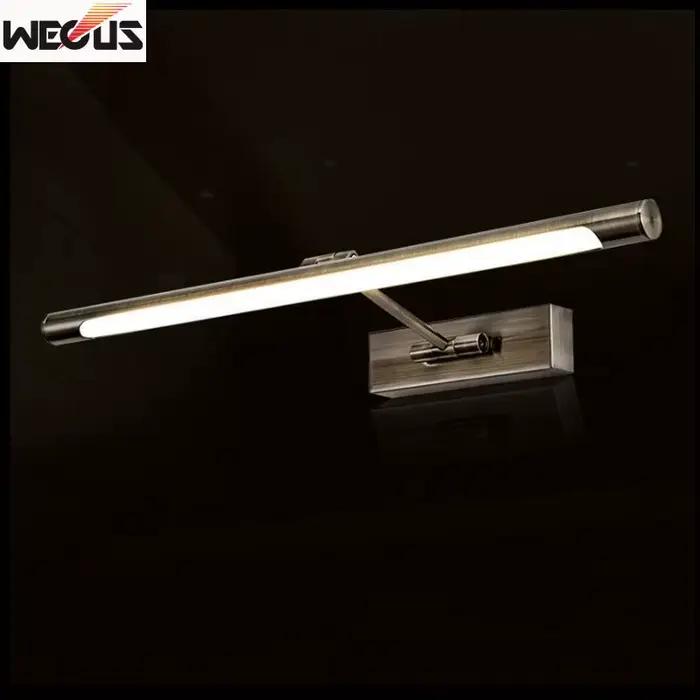Appliques murales LED modernes pour miroir de salle de bain, étanches, à intensité variable, 7W, luminaires muraux pour toilettes
