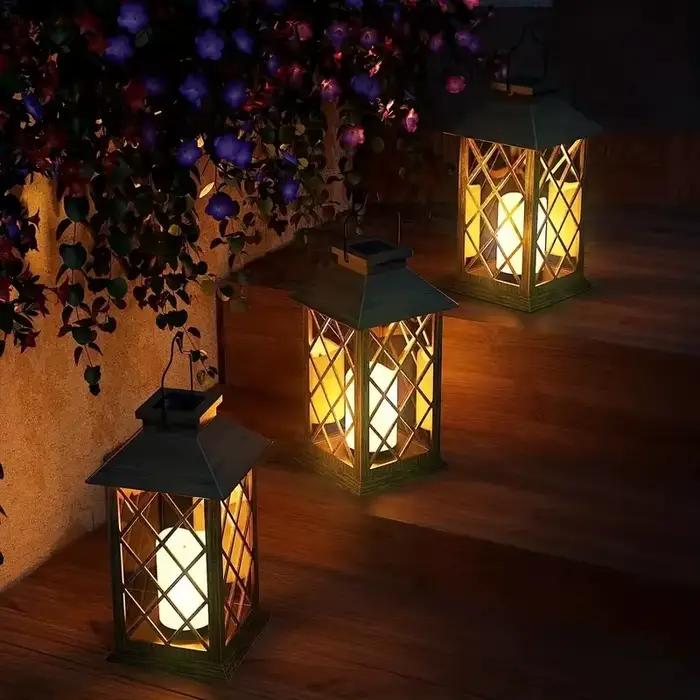 Lampe suspendue à énergie solaire