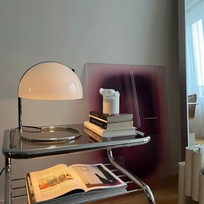 Lampe de chevet en verre Bauhaus