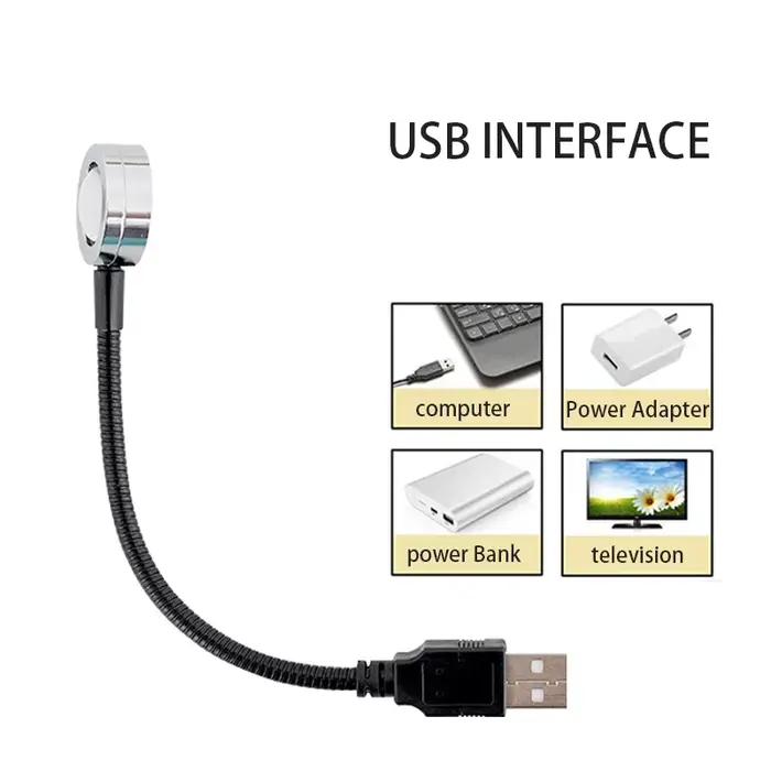 Lampe led avec projecteur arc-en-ciel USB