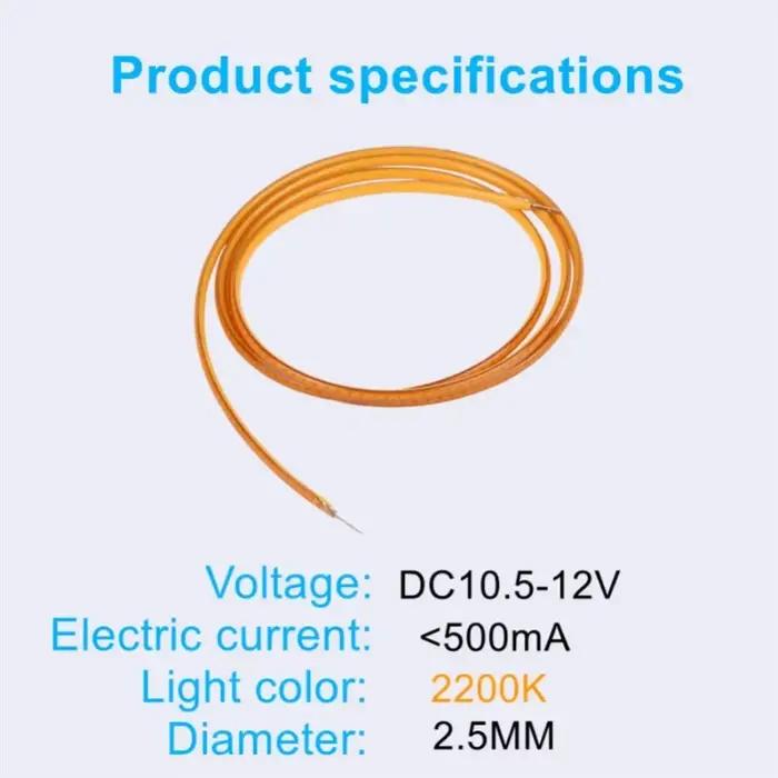 Ampoule LED en spirale à Filament Ultra mince