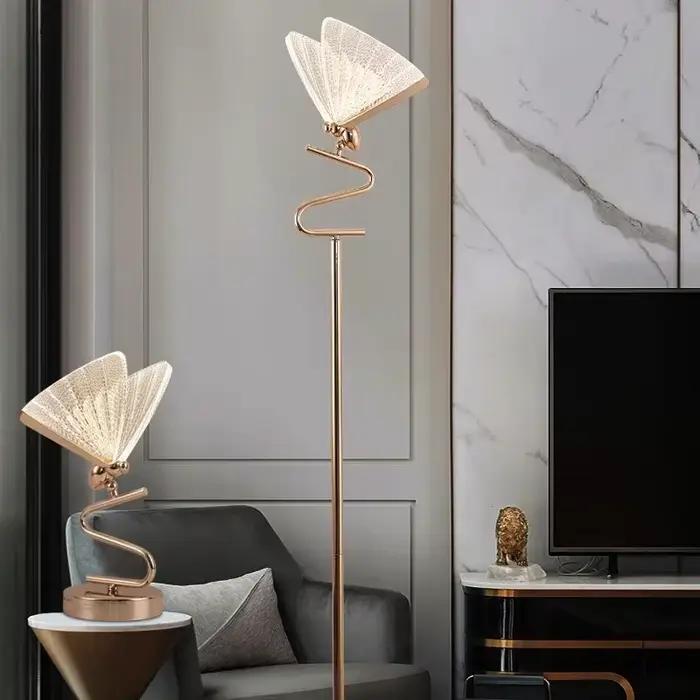 Lampadaire papillon contemporain