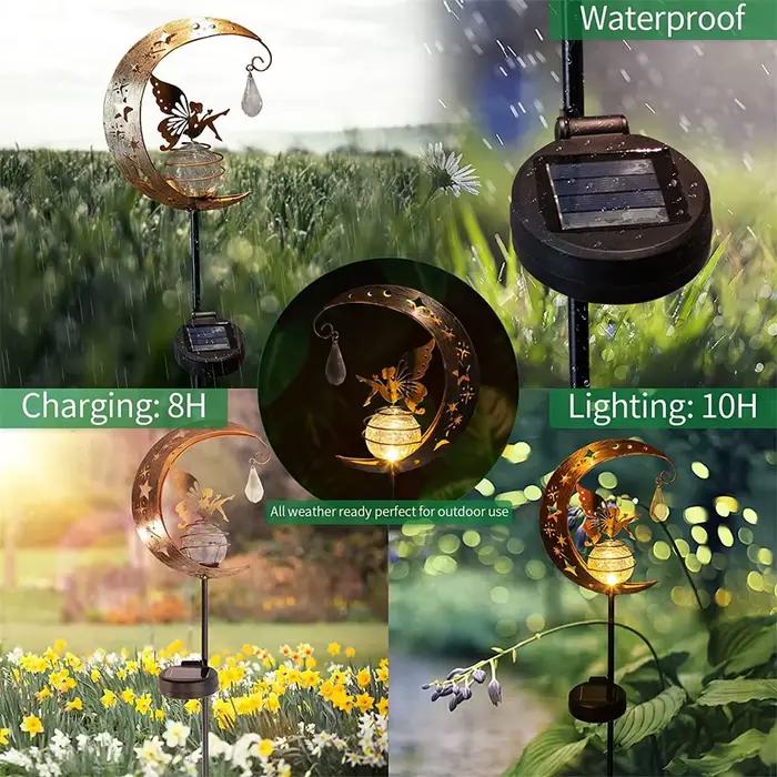 Lampe solaire féerique de lune