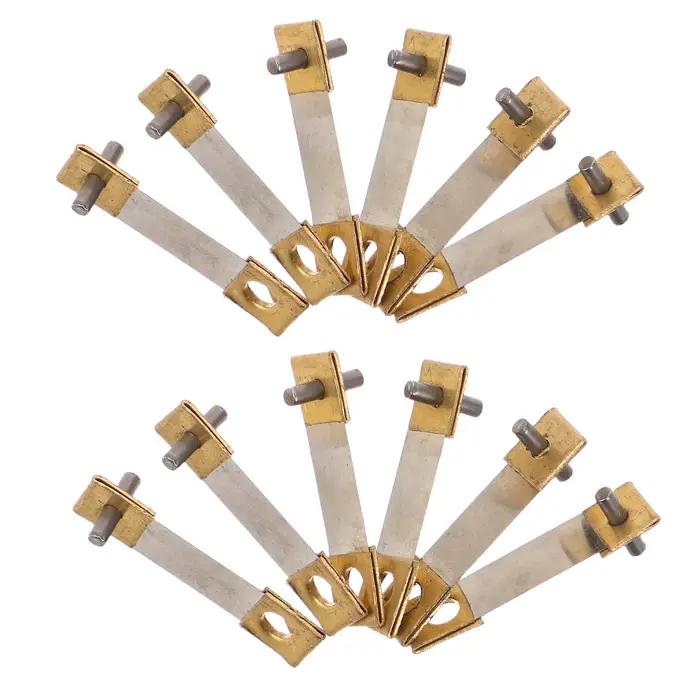12 pièces de rechange universelles pour horloge à pendule vintage en métal, ressort de suspension pour horloge de grand-père, compatible français et allemand