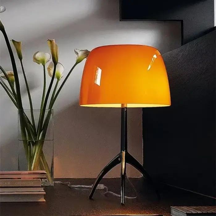 Abat-jour nordique moderne en verre coloré