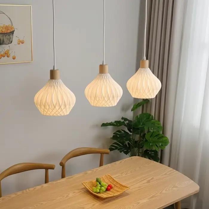 Lampe suspendue en bambou