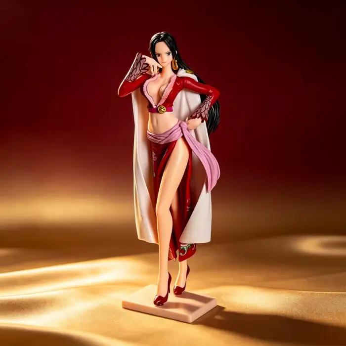 Figurine de dessin animé One Piece Boa Hancock, modèle mignon, poupée 2D Kawaii, décoration de bureau, accessoire d'animation, cadeau en gros