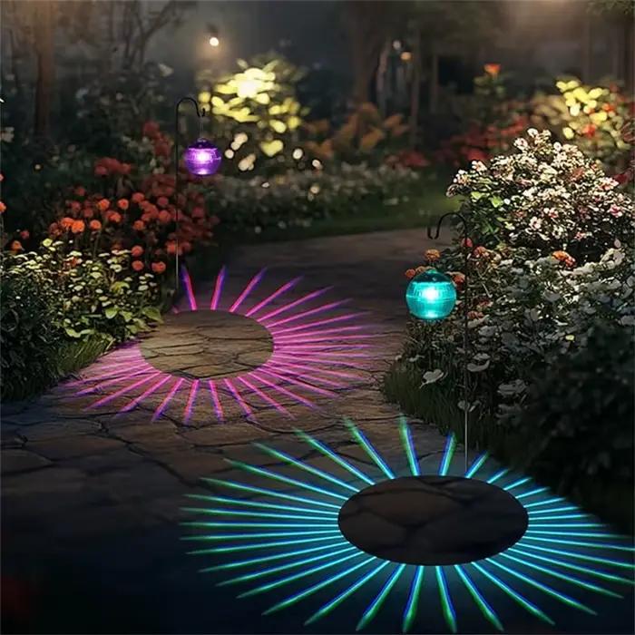NOUVEAU Lampes solaires flottantes LED pour piscine, boule lumineuse alimentée par panneau solaire, étanche, effet disco, lumières changeantes de couleur