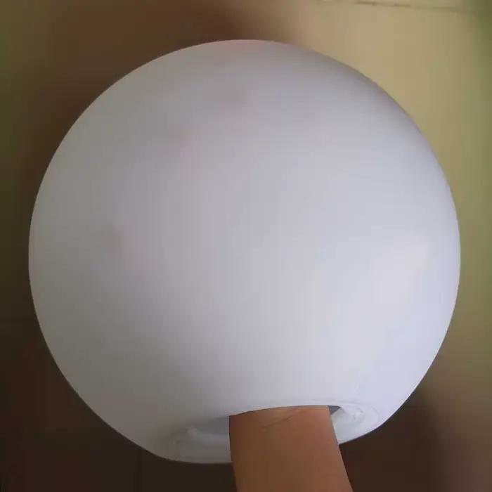 Abat-jour Boule Ronde en Plastique PE Blanc