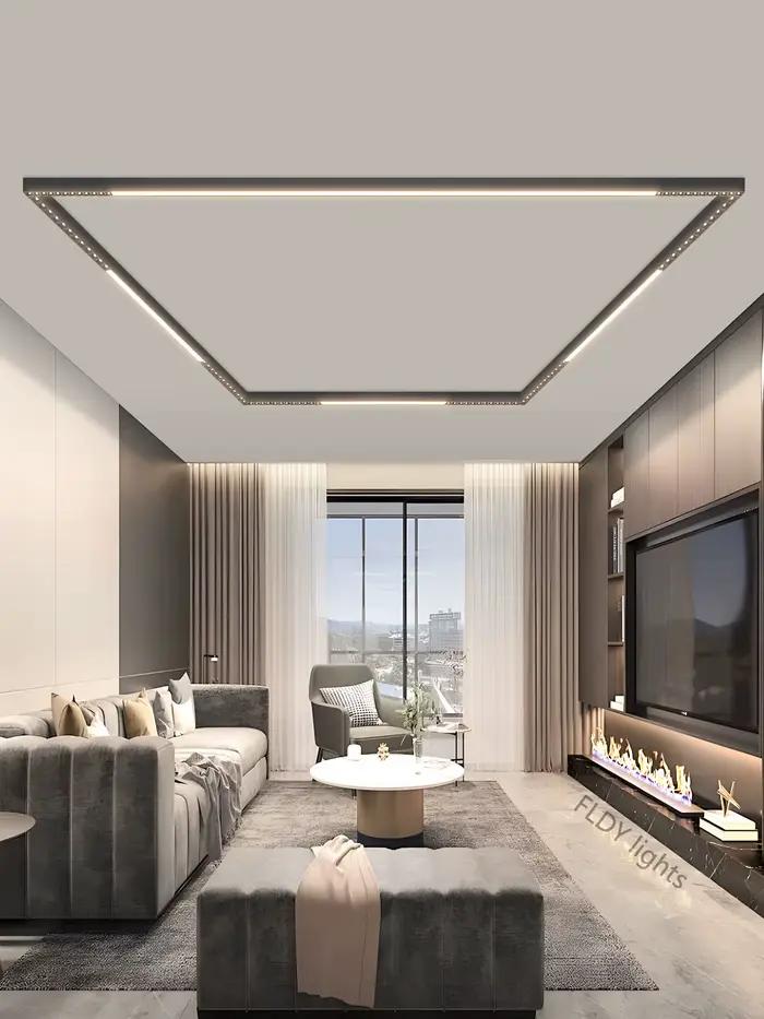 Plafond moderne à LEDs lampe nordique balcon porche chambre entrée lumière bureau éclairage salon lumières cuisine restaurant lampes