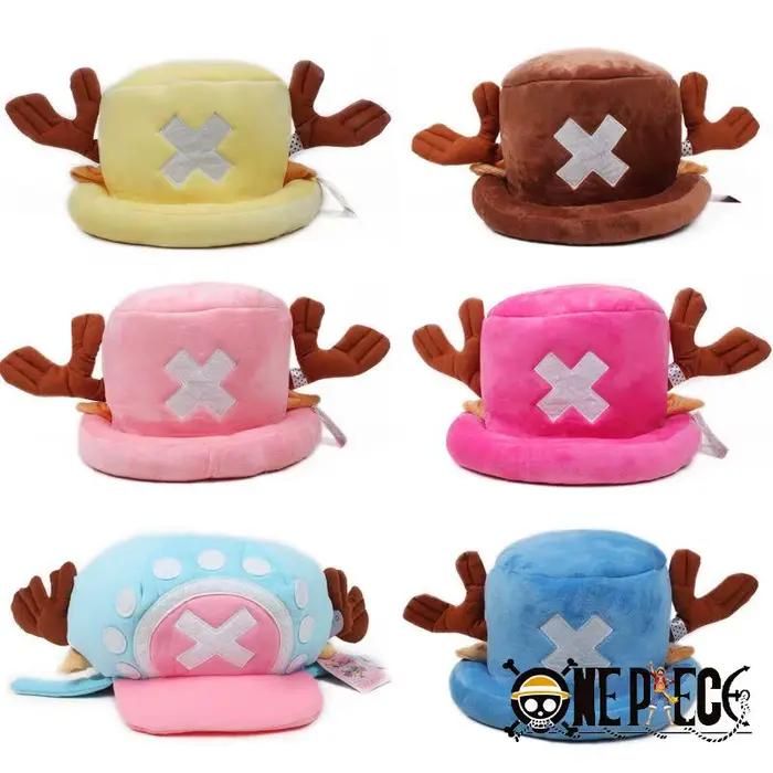 Chapeau en coton une pièce, chaud d'hiver, chapeau plat, accessoires de Cosplay, Anime Chopper, chapeaux en peluche, cadeaux unisexes, accessoires de mode