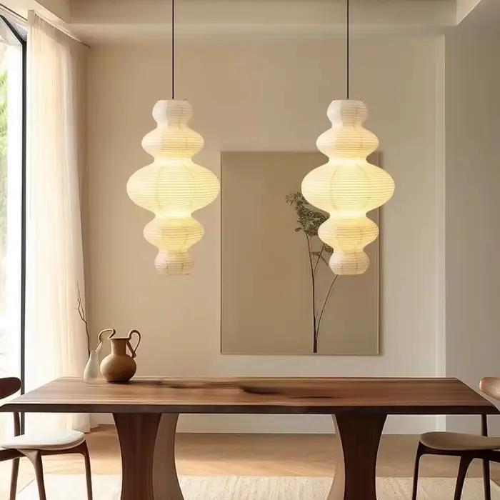 Lampe suspendue en papier de riz Akari