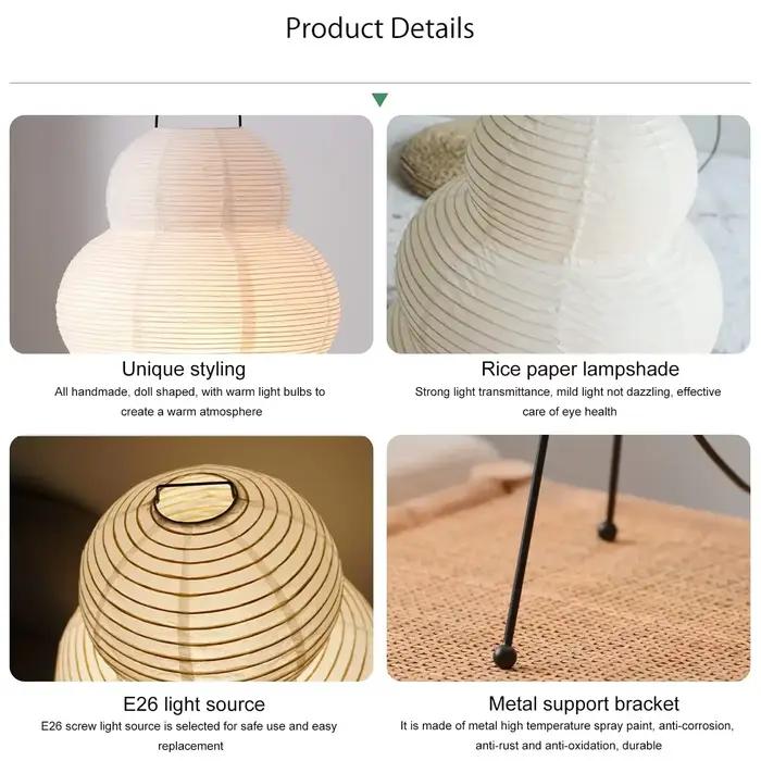 Lampe Japonaise en Papier Xuan Akari