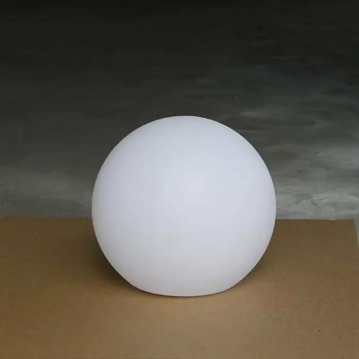 Abat-jour Boule Ronde en Plastique PE Blanc