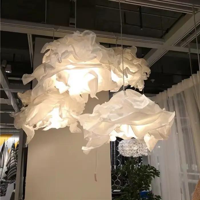 Abat-jour en papier nuage