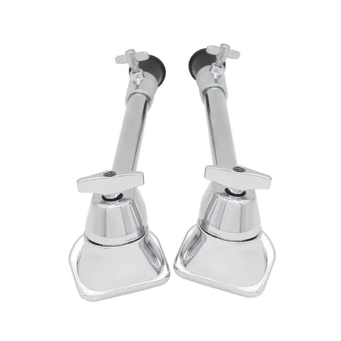 Bass Drum Legs 1 Pair Bottom Bass Drum Support Leg Anti-skid Precussion Instrument Durable Parts Parts Music Tools Bracket Leg