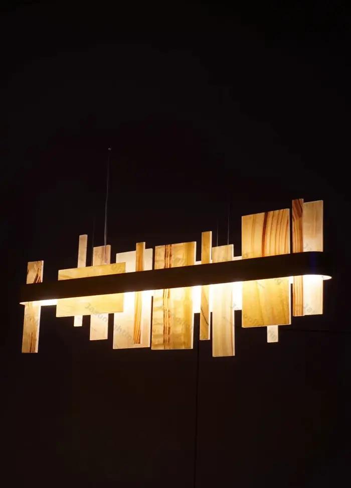 Lustre suspendu Art Déco en marbre naturel