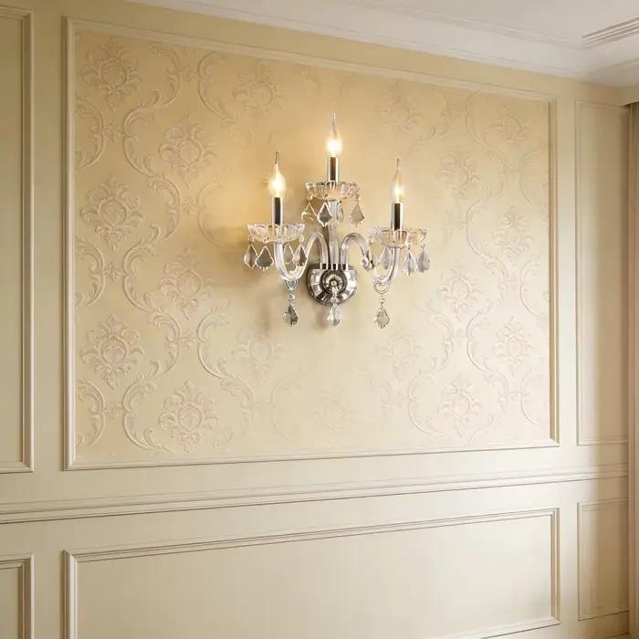 Applique Murale de Luxe en Clip de Style Européen
