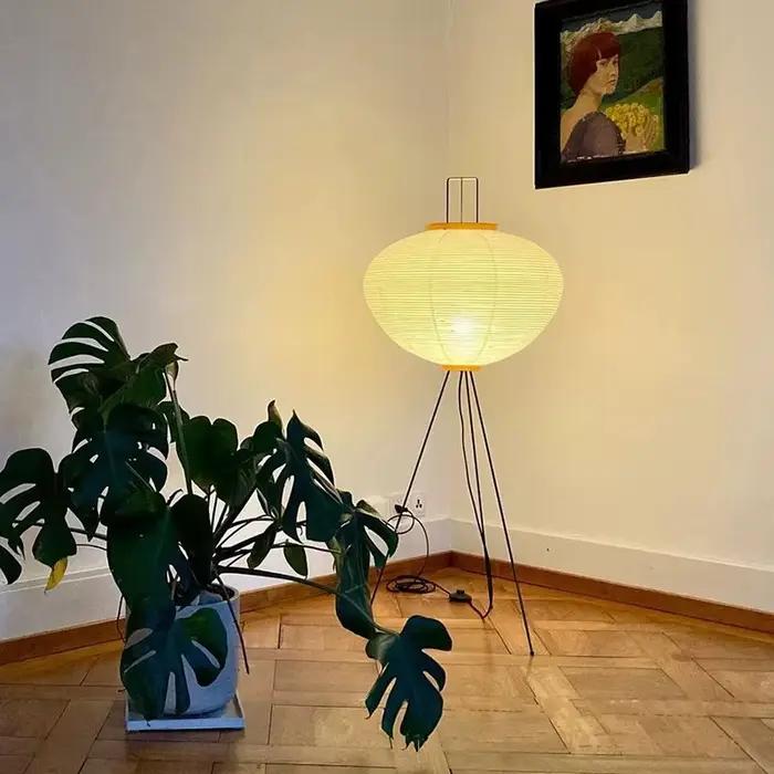Lampadaire en papier japonais simplifié Xuan