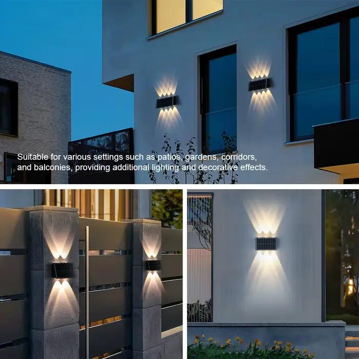 Lampe solaire murale extérieure IP65 étanche