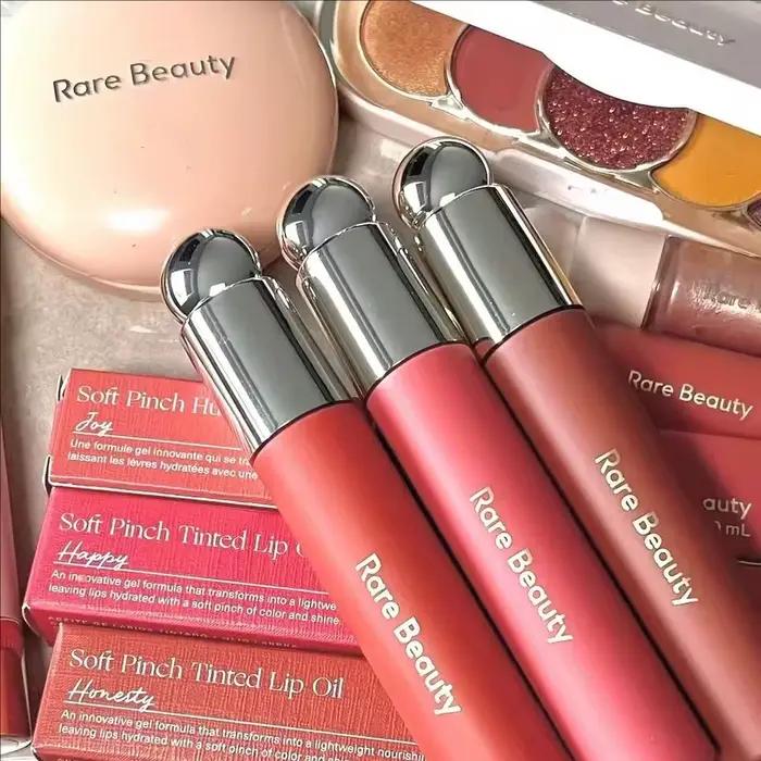 Brillant à lèvres liquide lisse, beauté rare, hydratant, durable, naturel, lumineux, léger, réparation nutritive, huile teintée pour les lèvres