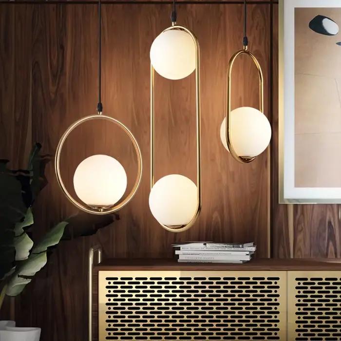 Lampe suspendue LED moderne