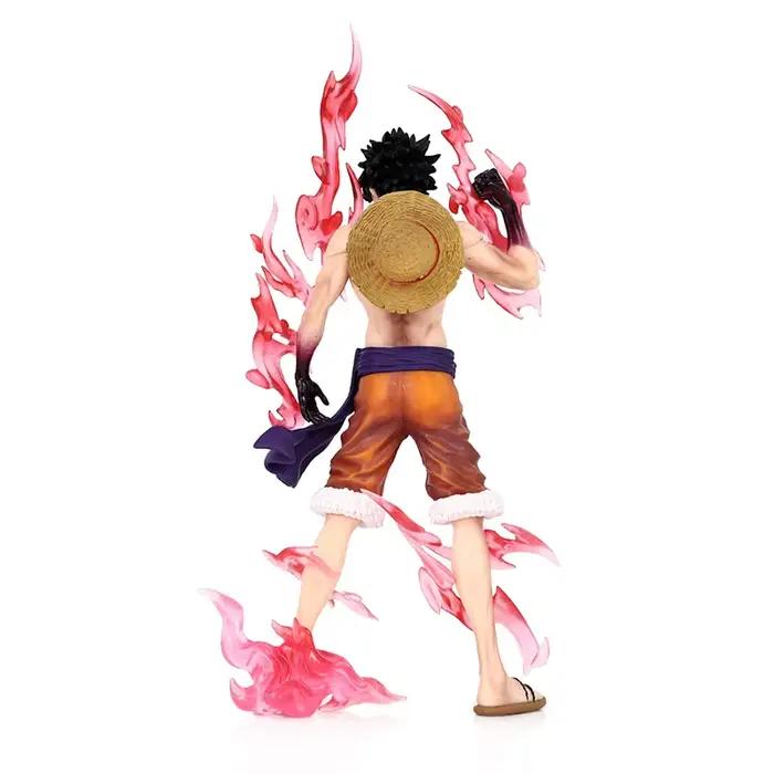 Une pièce Luffy Anime Figure jouets singe D Luffy cerise fluide PVC Action Figurine Collection modèle poupées cadeaux d'anniversaire enfants