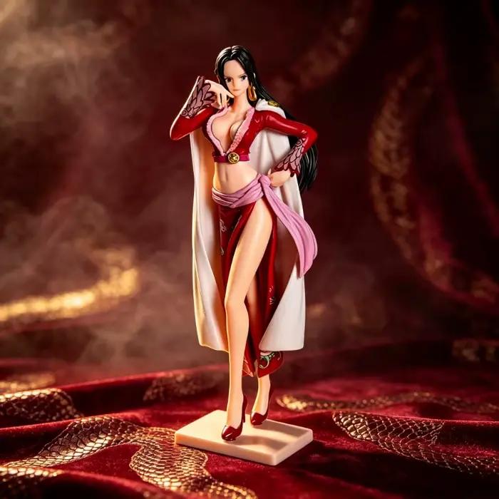 Figurine de dessin animé One Piece Boa Hancock, modèle mignon, poupée 2D Kawaii, décoration de bureau, accessoire d'animation, cadeau en gros