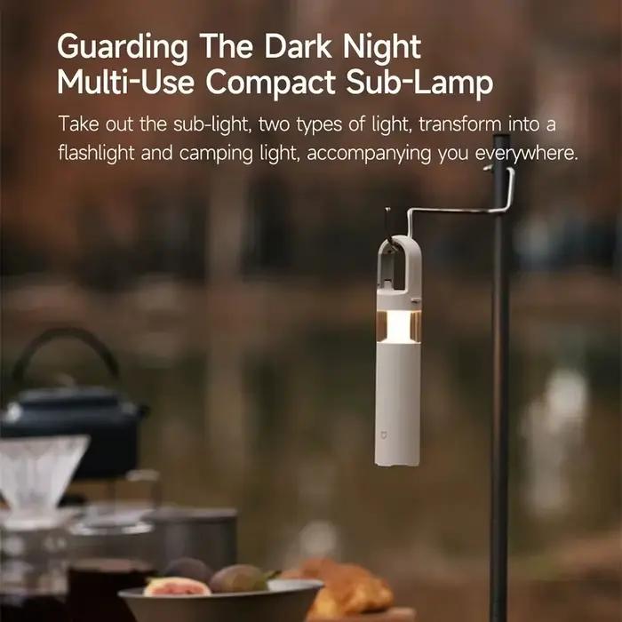 Xiaomi Mijia – lampe de Camping fendue, contrôle intelligent, lumière ambiante, lampe de poche à gradation continue, étanche à la poussière, Rechargeable, IP54