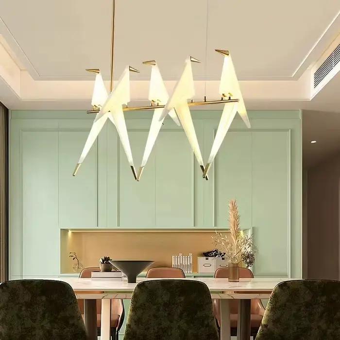 Plafonnier LED en forme d'oiseau