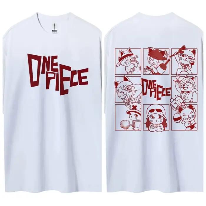 ONE PIECE – haut populaire à manches courtes pour hommes et femmes, confortable, décontracté, à la mode, nouvelle collection été 2026