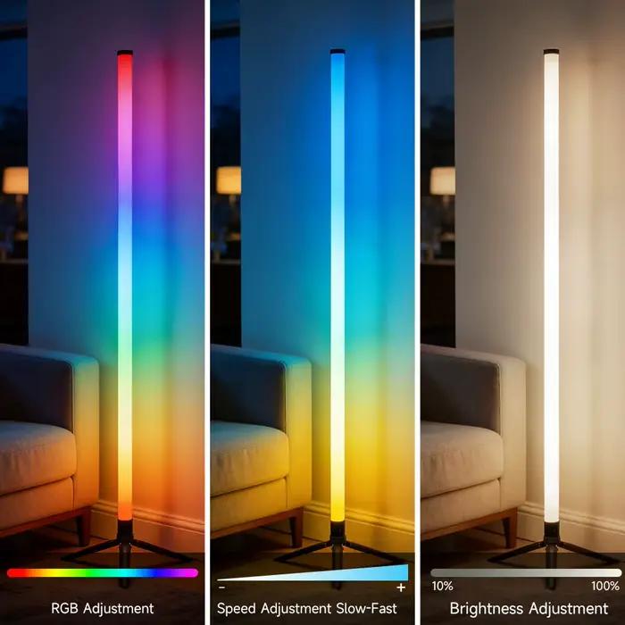 Lampadaire LED avec commande Bluetooth