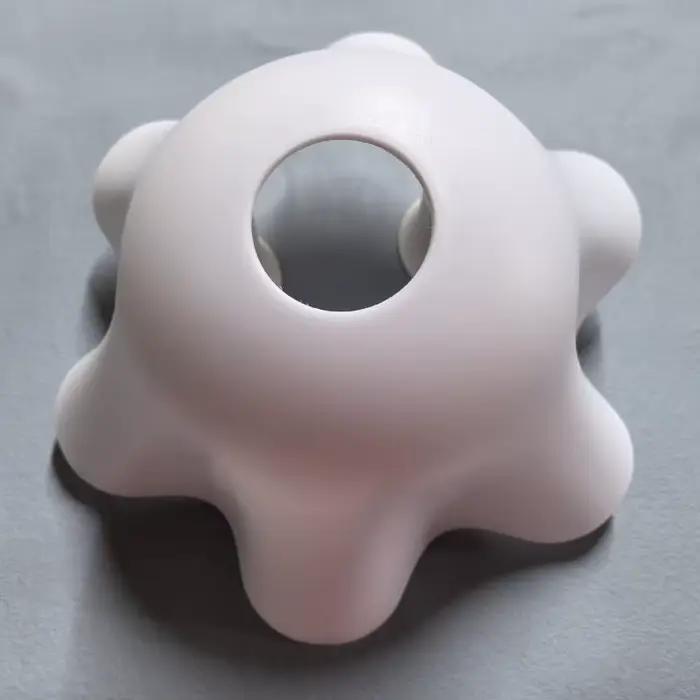 Abat-jour en forme de fleur moderne en ABS pour éclairage de maison ou restaurant en beige bleu brun