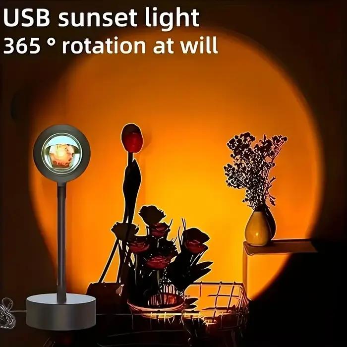 Lampe de coucher de soleil LED