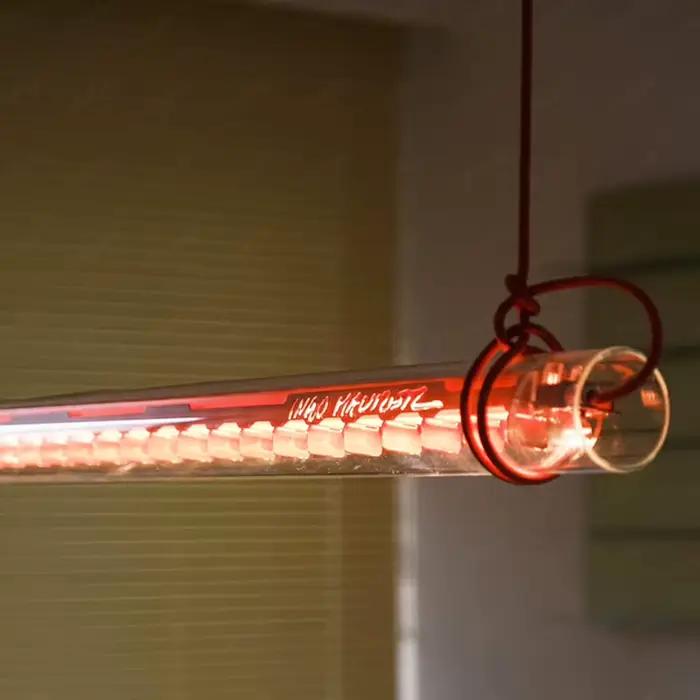 Lampe suspendue en verre au design moderne et Simple