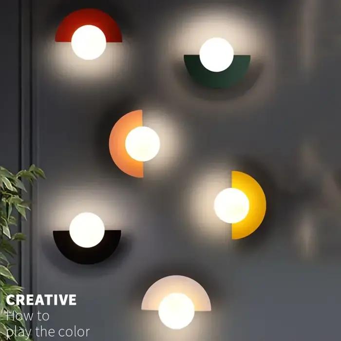 Applique murale boule de verre nordique moderne design salon couloir étude chambre à coucher éclairage quotidien occassions spéciales