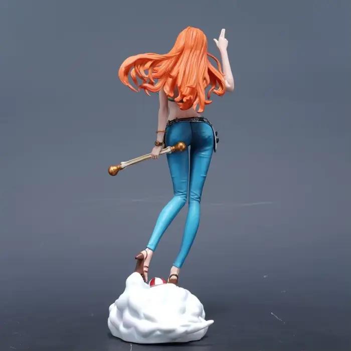Figurines d'anime une pièce C2 Nami Figurine 25 cm/9.84 pouces PVC Statue Nami Figurine Collection modèle ornement jouet pour cadeaux
