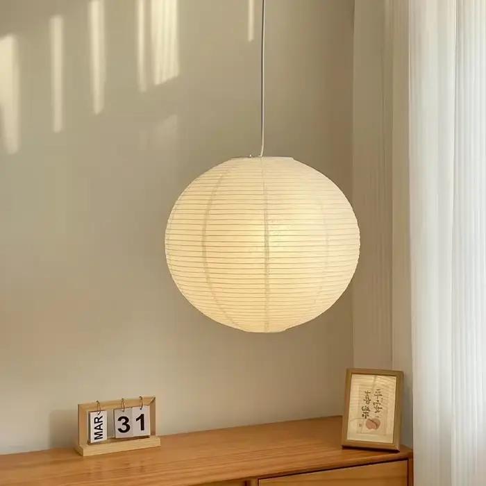 Washi Paper Suspension Shoaire, Lustre, Confrontal Lamp, Salon, Chambre