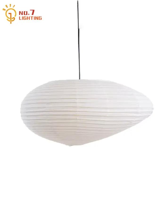 Design japonais Akari Noguchi lampes suspendues LED E27 papier de riz Zen Art lampe suspendue chambre Restaurant salon/salle de thé étude