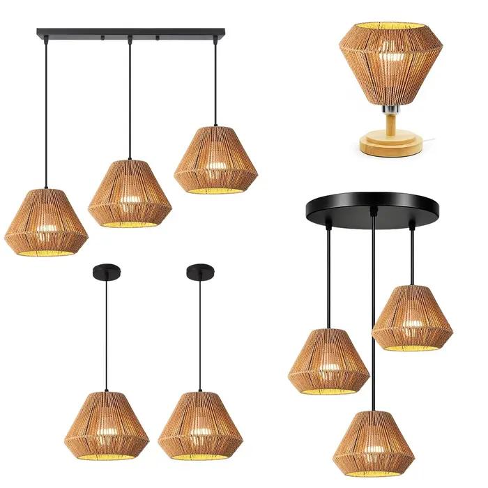 Lampe suspendue artisanale JOYINLED à 3 lumières