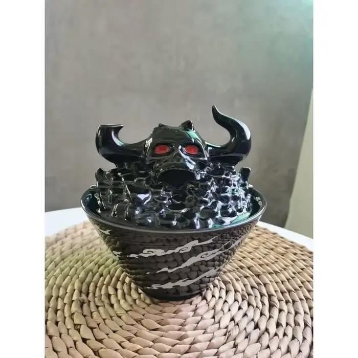Filles à riz en céramique avec couvercle, dessin animé japonais, One Piece, Kaido Onigashima, bol à riz de première classe, exporté vers le Japon