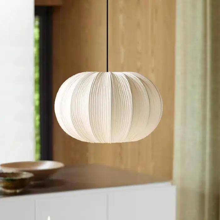 Lampe suspendue en tissu japonais