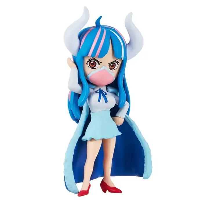 Bandai Original Gashapon une pièce Onepi No Mi 09 Nico Robin Rob Lucci Bon argile Anime figurines jouets cadeaux