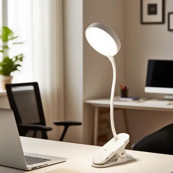 Lampe de bureau LED avec pince