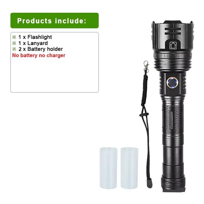 9900000LM lampe de poche LED la plus puissante 800 Watts lampe torche Rechargeable USB 5000 mètres l