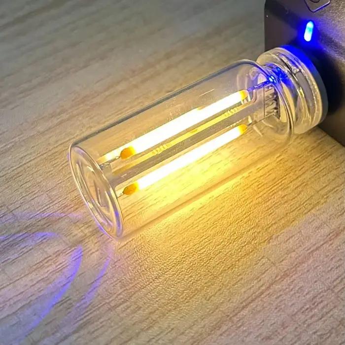 LED spirale Filament lumière à la main bricolage Camping lumière LED Flexible rétro USB ampoule pour