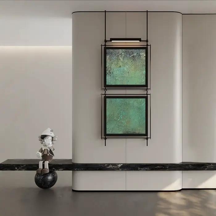 Luminaire mural décoratif LED en métal style Wabi Sabi pour la décoration de la maison, salon, chamb