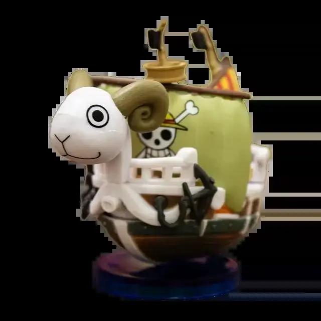 Figurine d'anime One Piece de 7 cm, modèle Luffy, bateau miniature super mignon, THOUSANDSUNNY Going